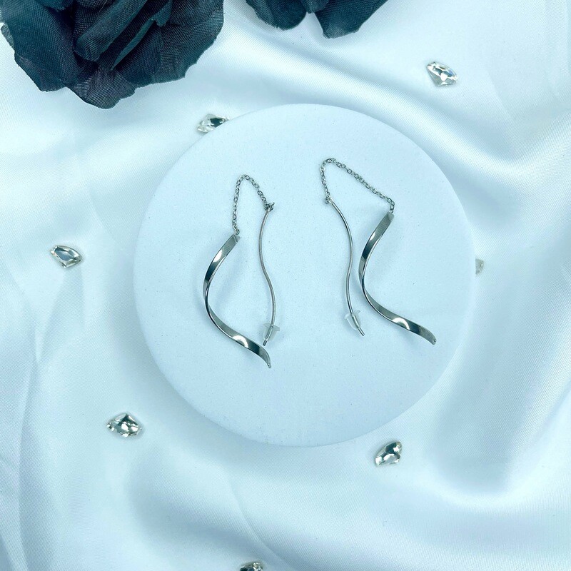 Boucle d’Oreille Henrinna - Couleur Argent