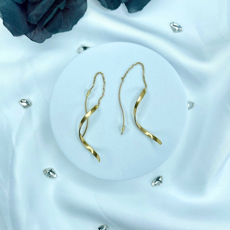 Boucle d’Oreille Henrinna - Couleur Or