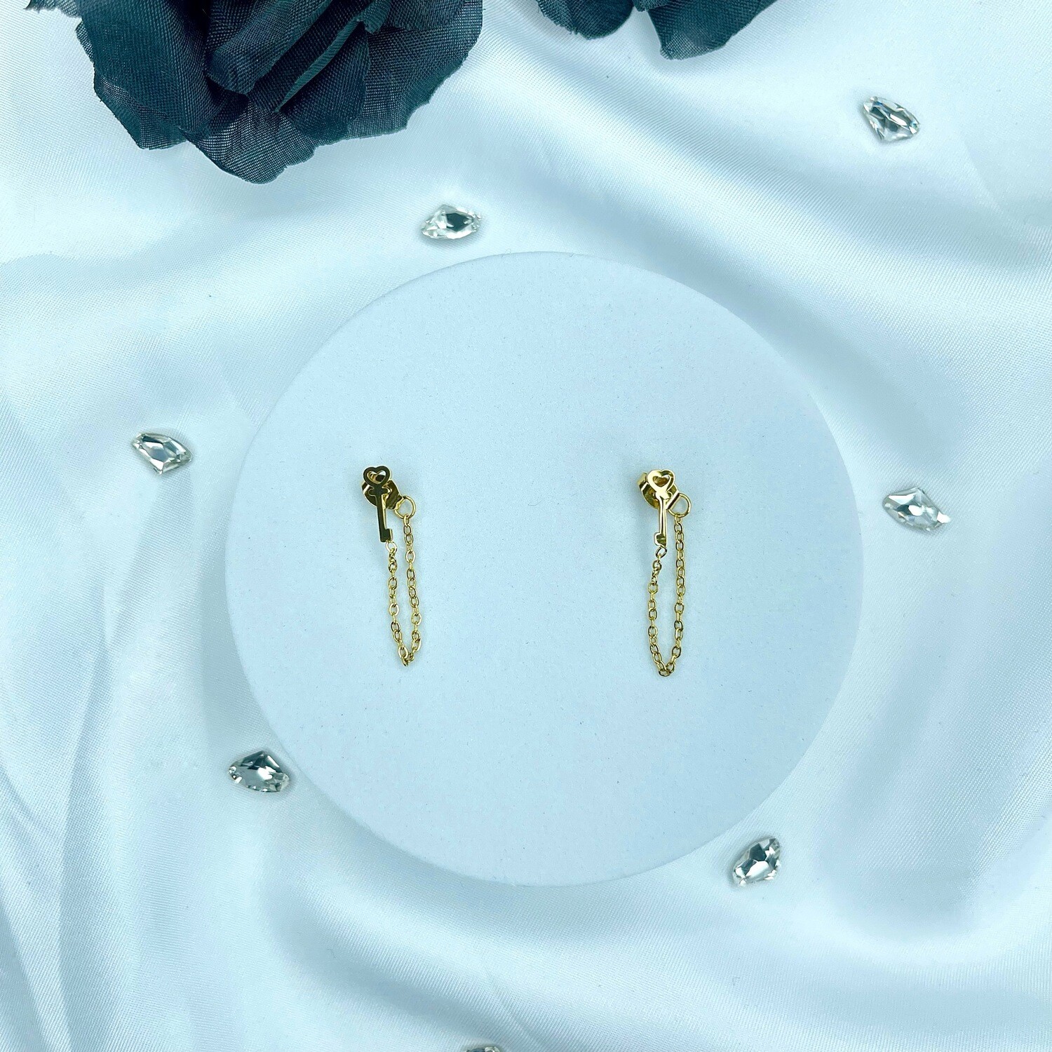 Boucle d’Oreille Luna - Couleur Or