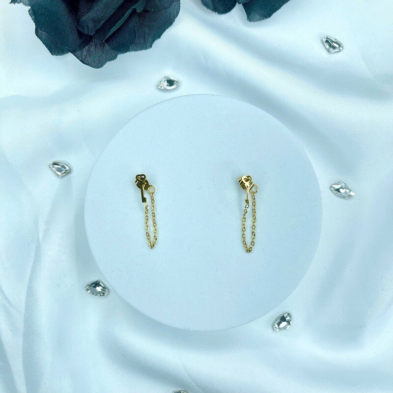 Boucle d’Oreille Luna - Couleur Or