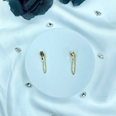 Boucle d’Oreille Luna - Couleur Or