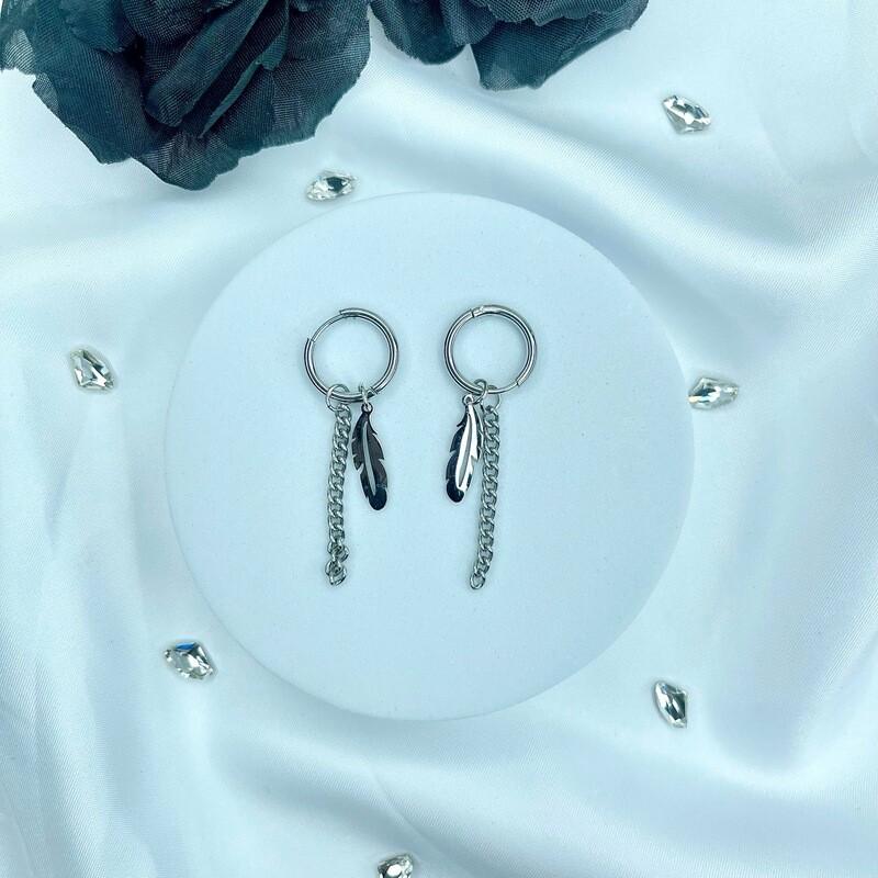 Boucle d’Oreille Manuella - Couleur Argent