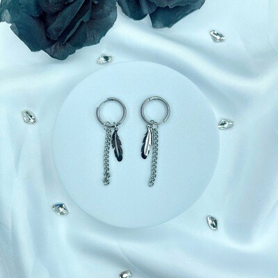 Boucle d’Oreille Manuella - Couleur Argent