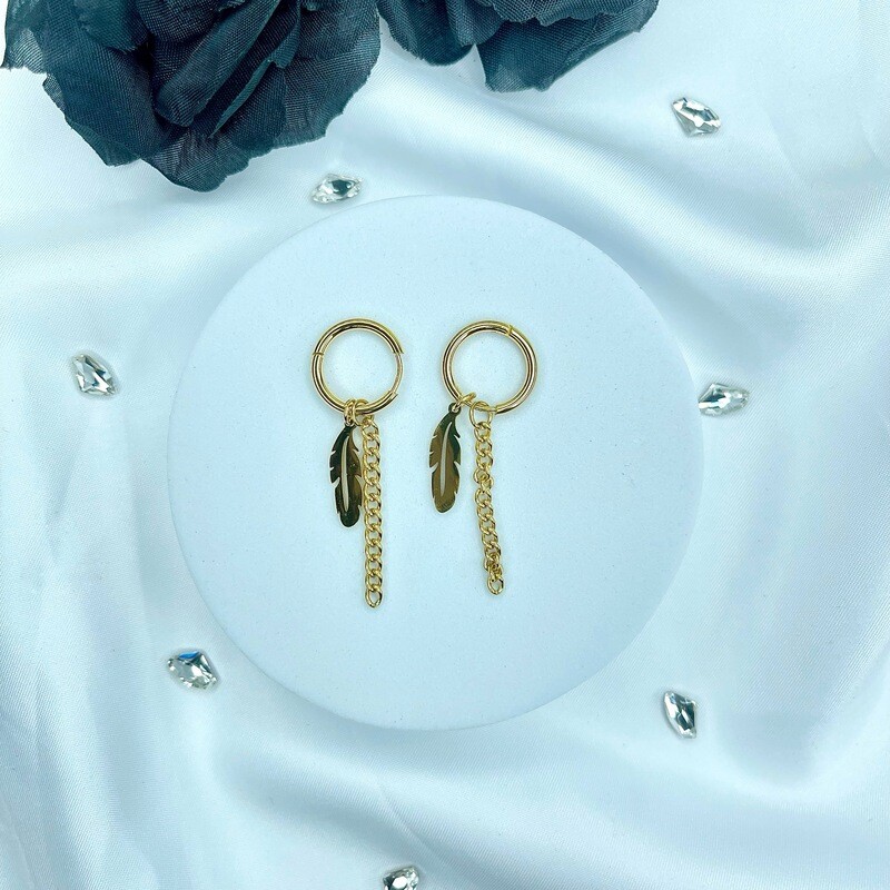 Boucle d’Oreille Manuella - Couleur Or
