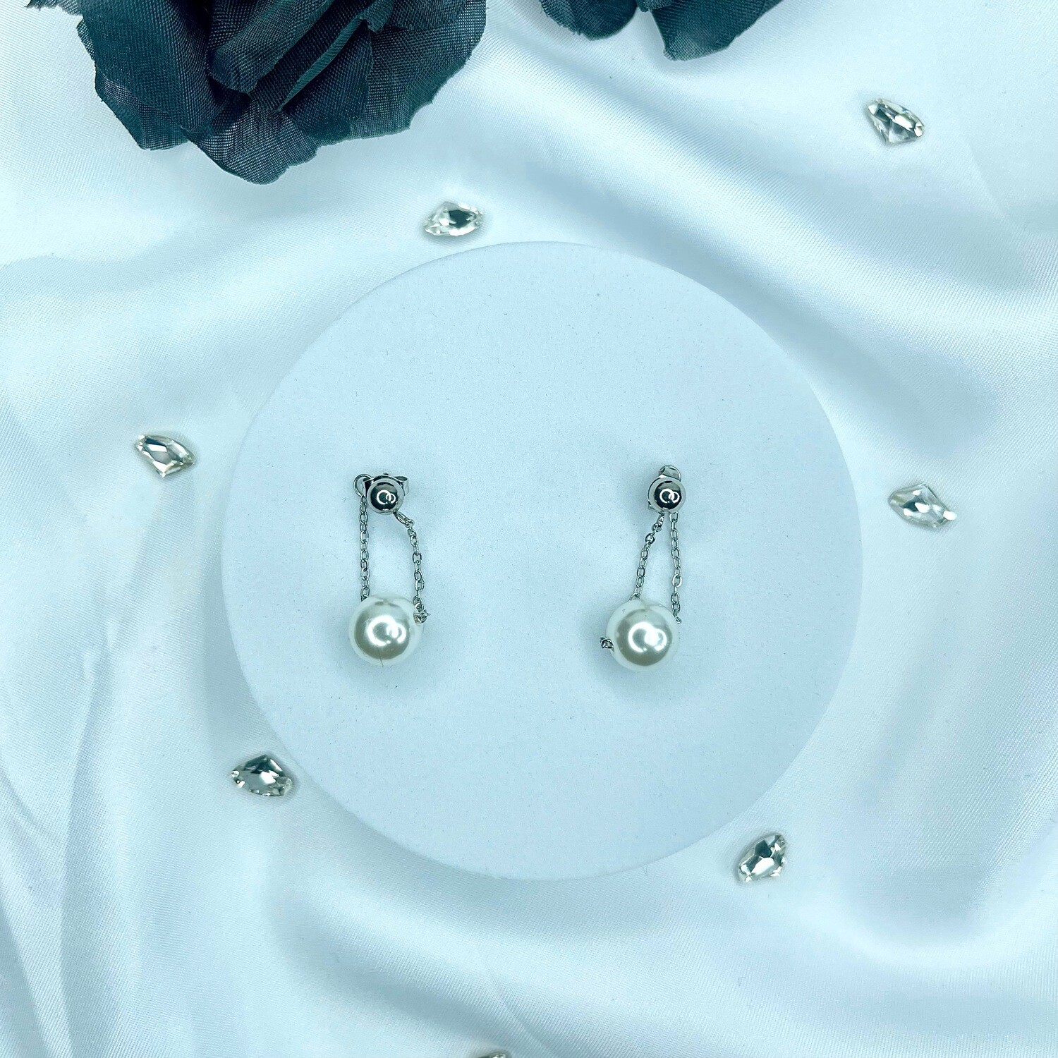 Boucle d’Oreille Perla - Couleur Argent