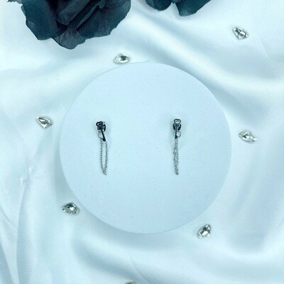Boucle d’Oreille Luna - Couleur Argent