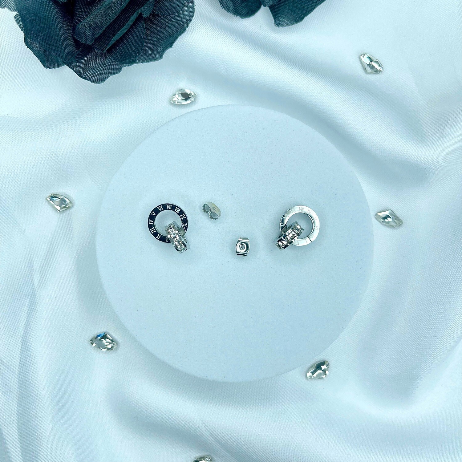 Boucle d’Oreille Miléna - Couleur Argent