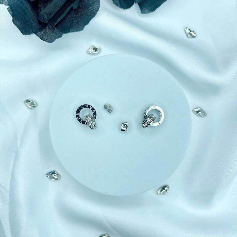 Boucle d’Oreille Miléna - Couleur Argent