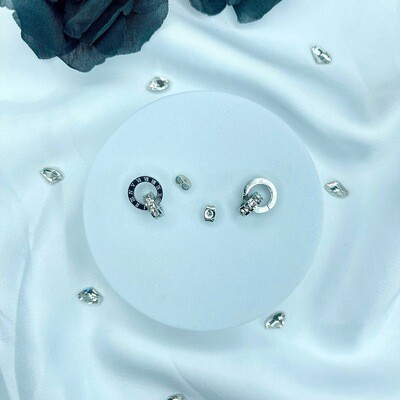 Boucle d’Oreille Miléna - Couleur Argent