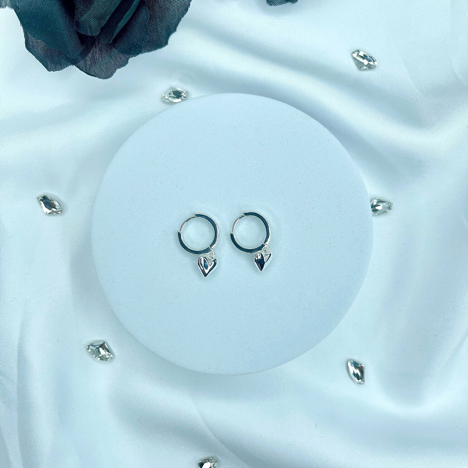 Boucle d’Oreille Romane - Couleur Argent