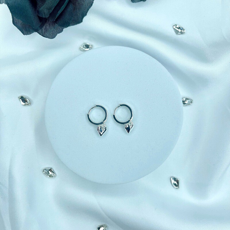Boucle d’Oreille Romane - Couleur Argent