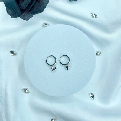 Boucle d’Oreille Romane - Couleur Argent