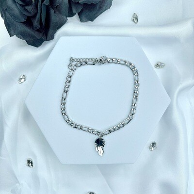 Bracelet de cheville Manuella - Couleur Argent