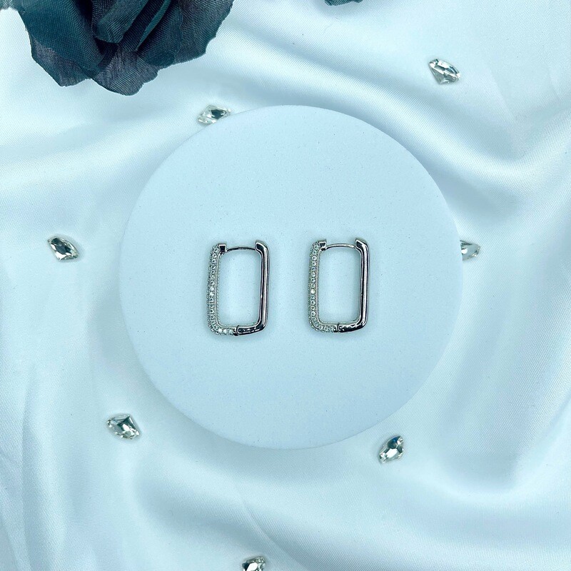 Boucle d’Oreille Sonya - Couleur Argent