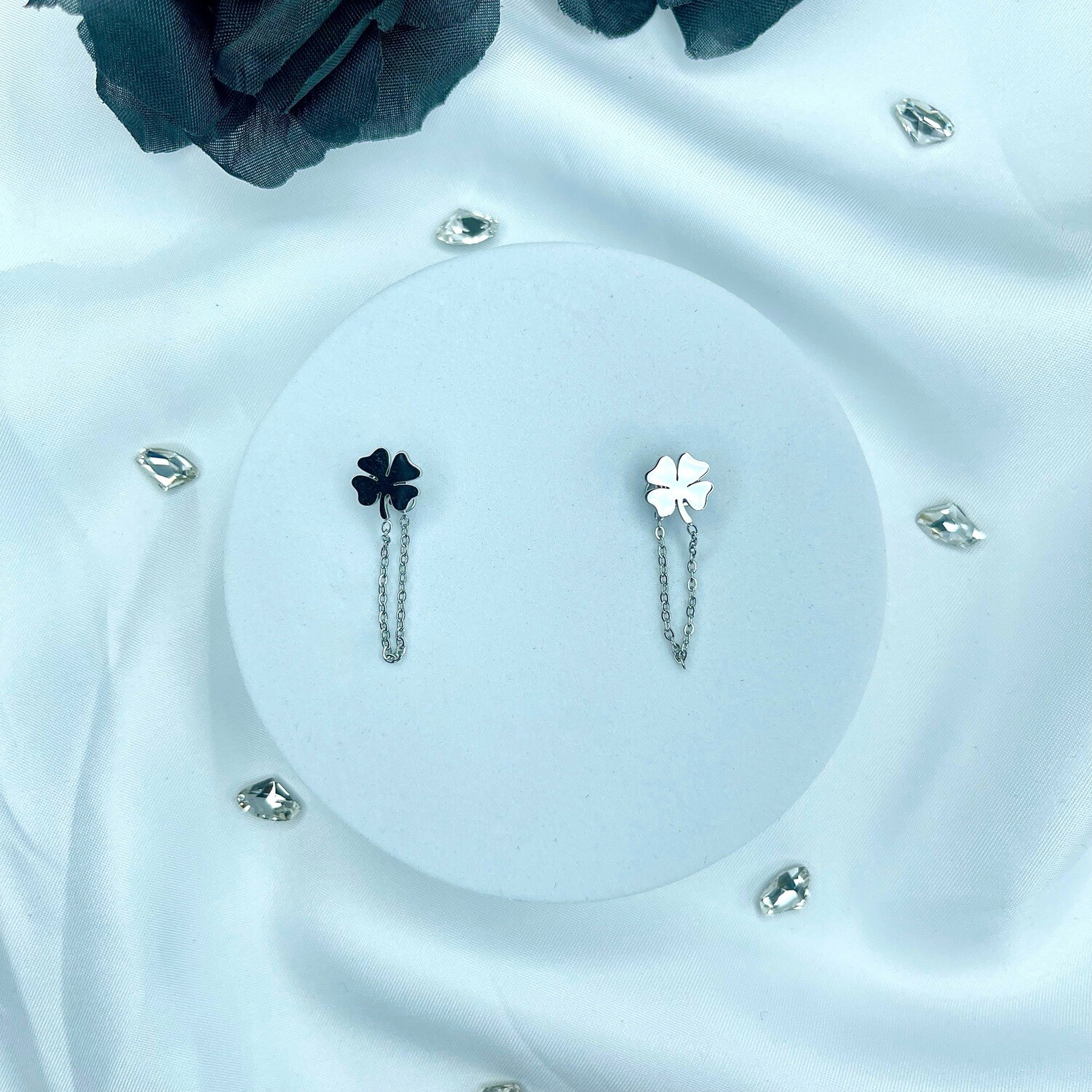 Boucle d’Oreille Stella - Couleur Argent