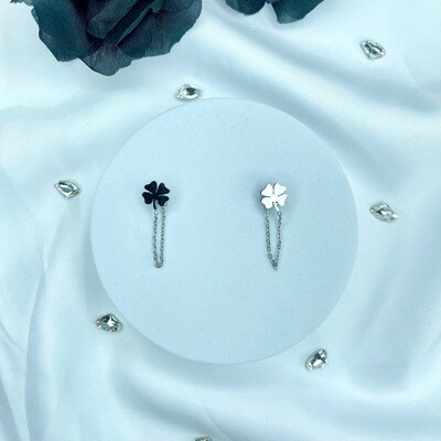 Boucle d’Oreille Stella - Couleur Argent