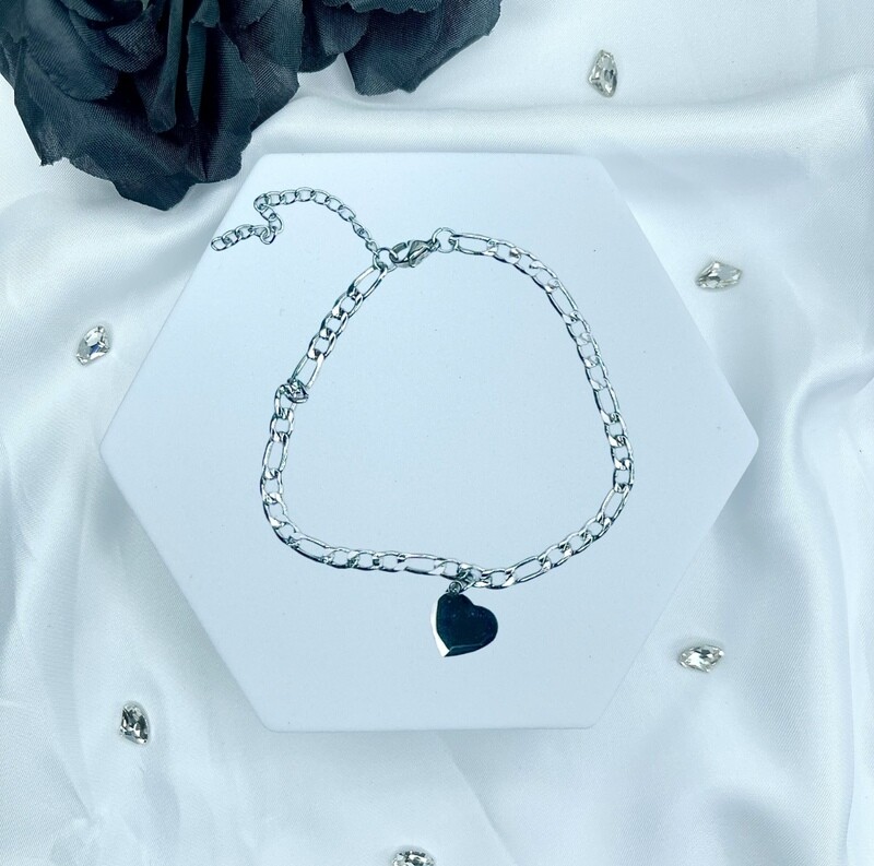 Bracelet de cheville Romane - Couleur Argent