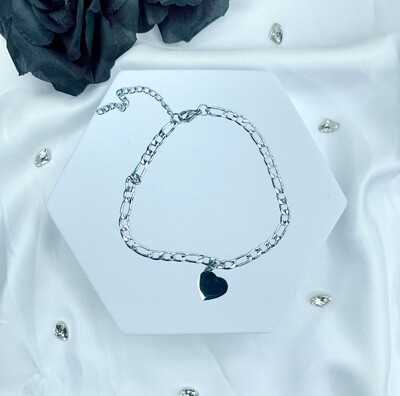 Bracelet de cheville Romane - Couleur Argent