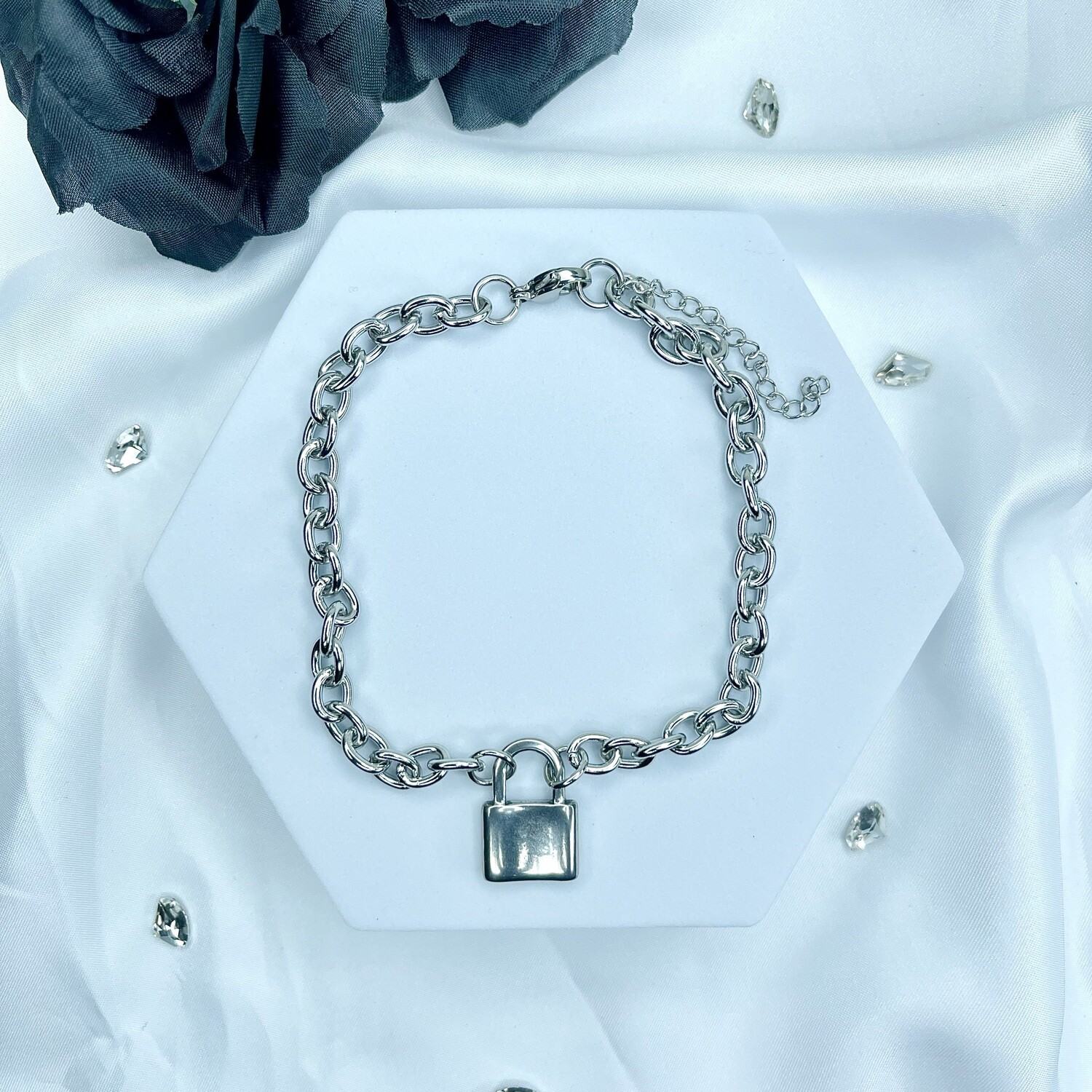 Bracelet de Cheville Ylanna - Couleur Argent