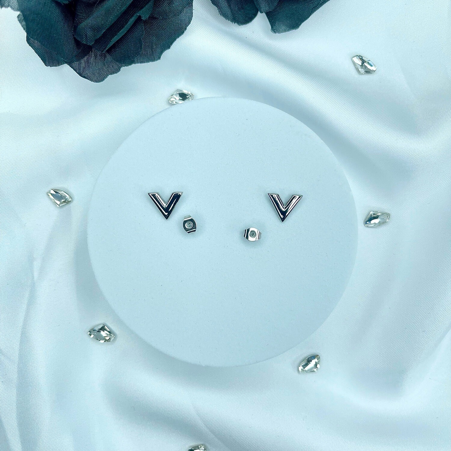 Boucle d’Oreille Thérèsa - Couleur Argent