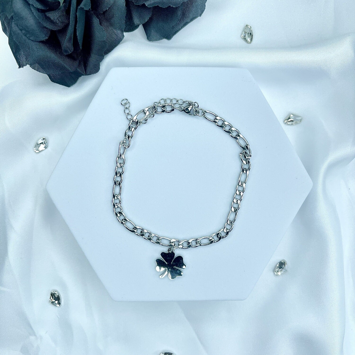 Bracelet de cheville Stella - Couleur Argent