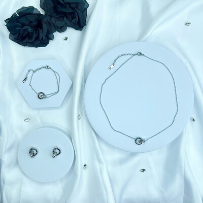 Composition de Bijoux Miléna - Couleur Argent