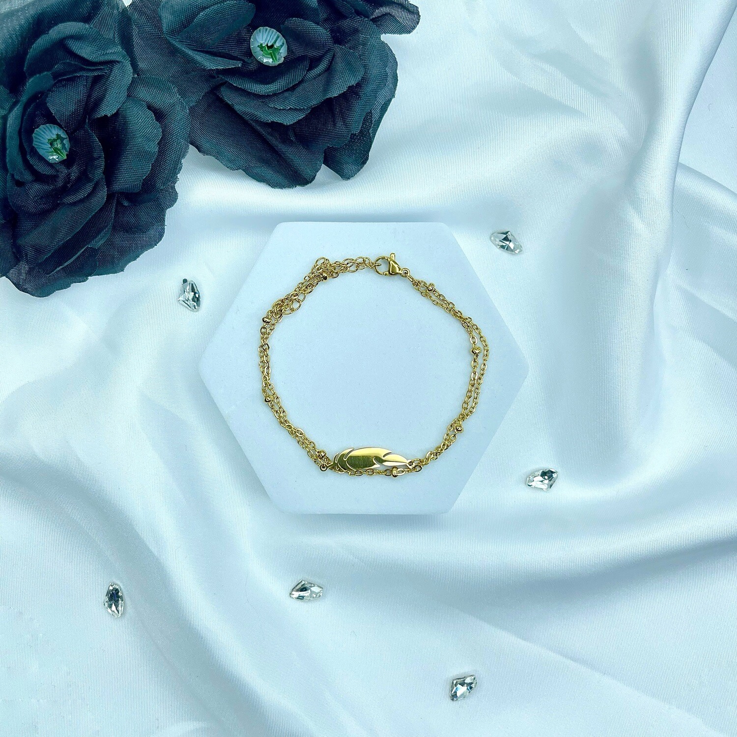 Bracelet Manuella - Couleur Or