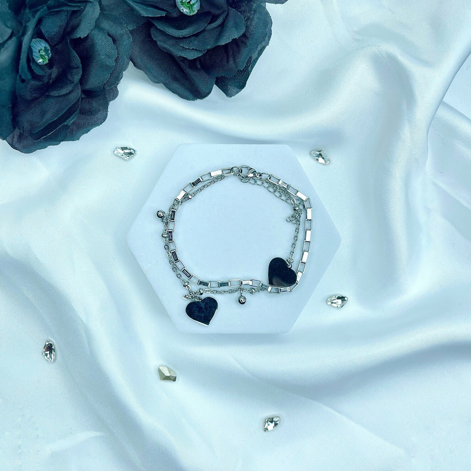 Bracelet Romane - Couleur Argent