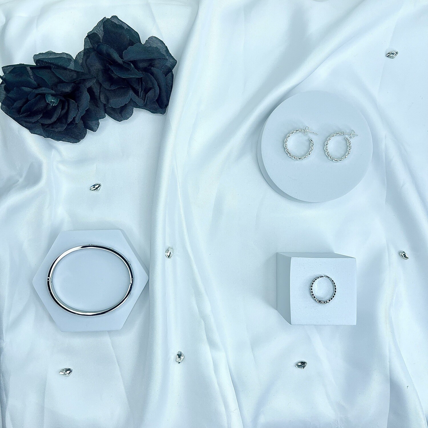 Composition de Bijoux Kélya - Couleur Argent