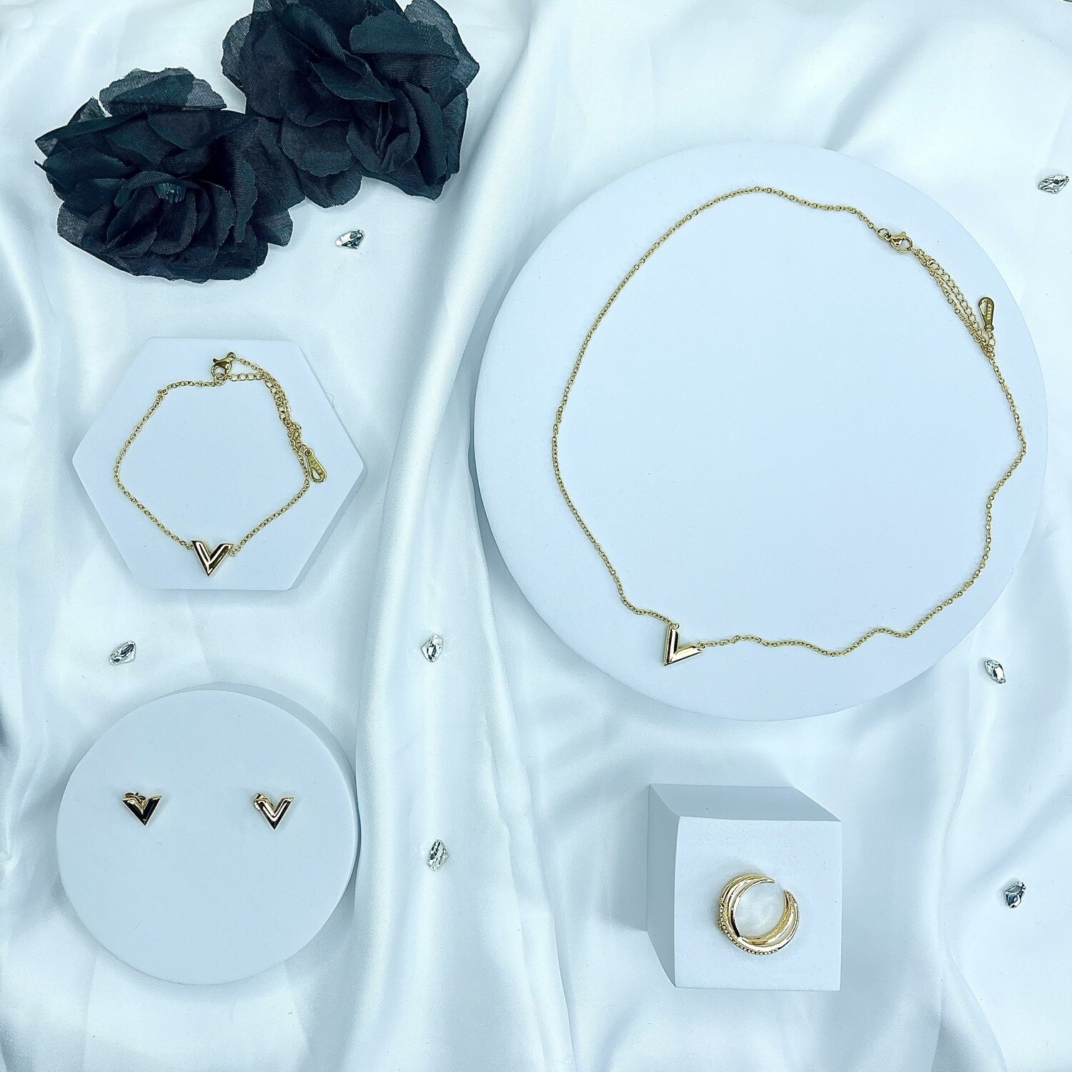 Composition de Bijoux Thérèsa - Couleur Or
