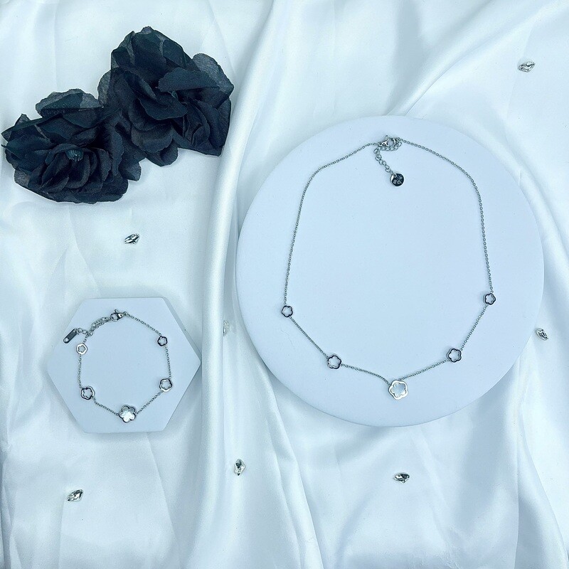 Composition de Bijoux Eva - Couleur Argent