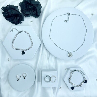 Composition de Bijoux Romane - Couleur Argent
