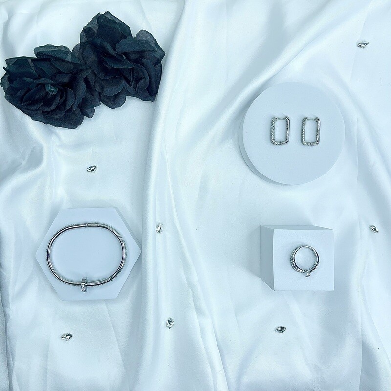 Composition de Bijoux Sonya - Couleur Argent