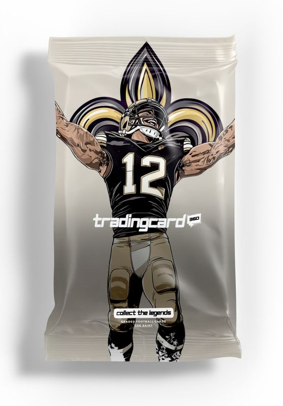 Collect The Legends® New Orleans Football Mystery Box Graded Cards