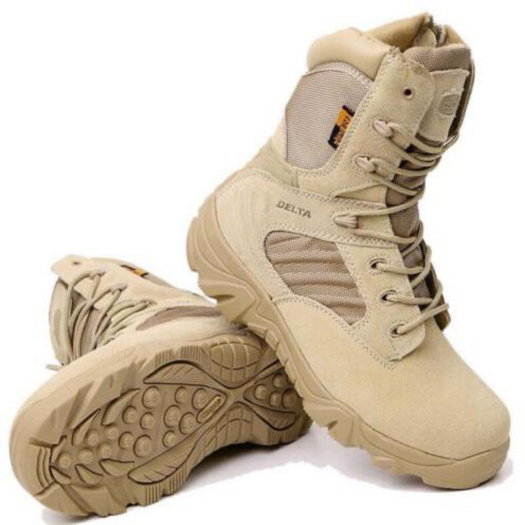 Delta Tactical and Hiking Boots – Tan UK 6