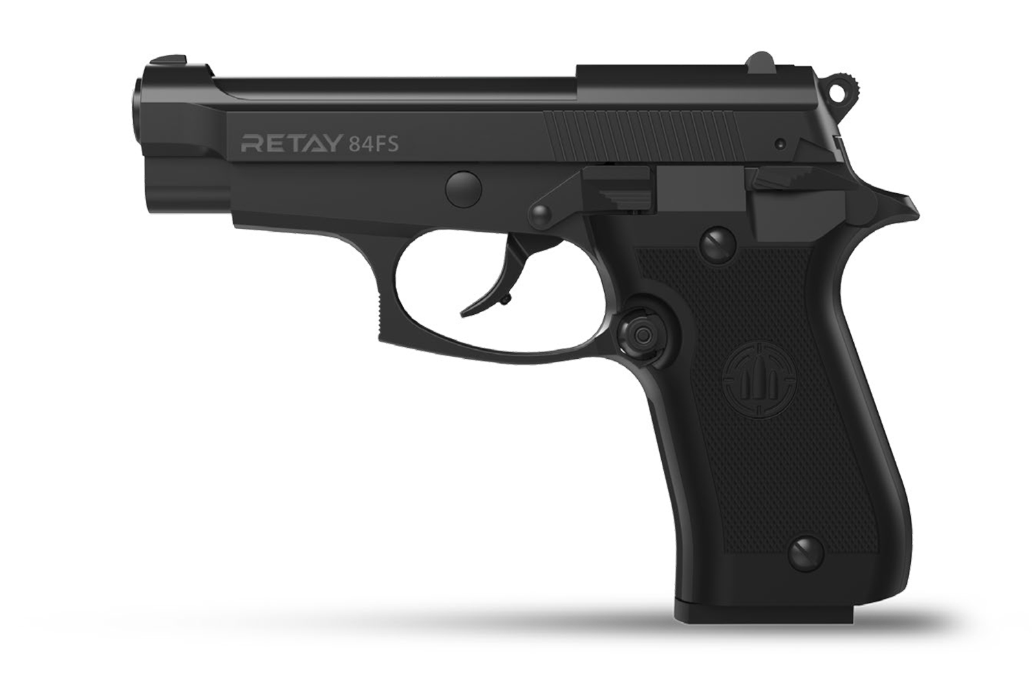 Retay 84FS Semi-Automatic Blank Pistol-BLACK