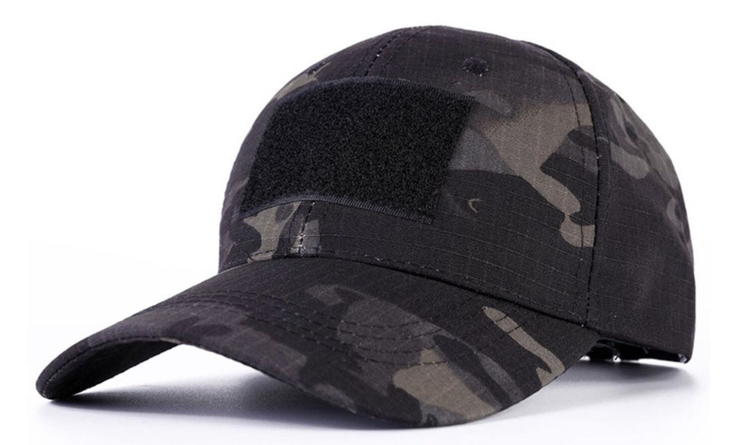 CAMPING OUTDOOR SPORT SNAP BACK TACTICAL MILITARY ARMY CAMO CAP - BLACK
