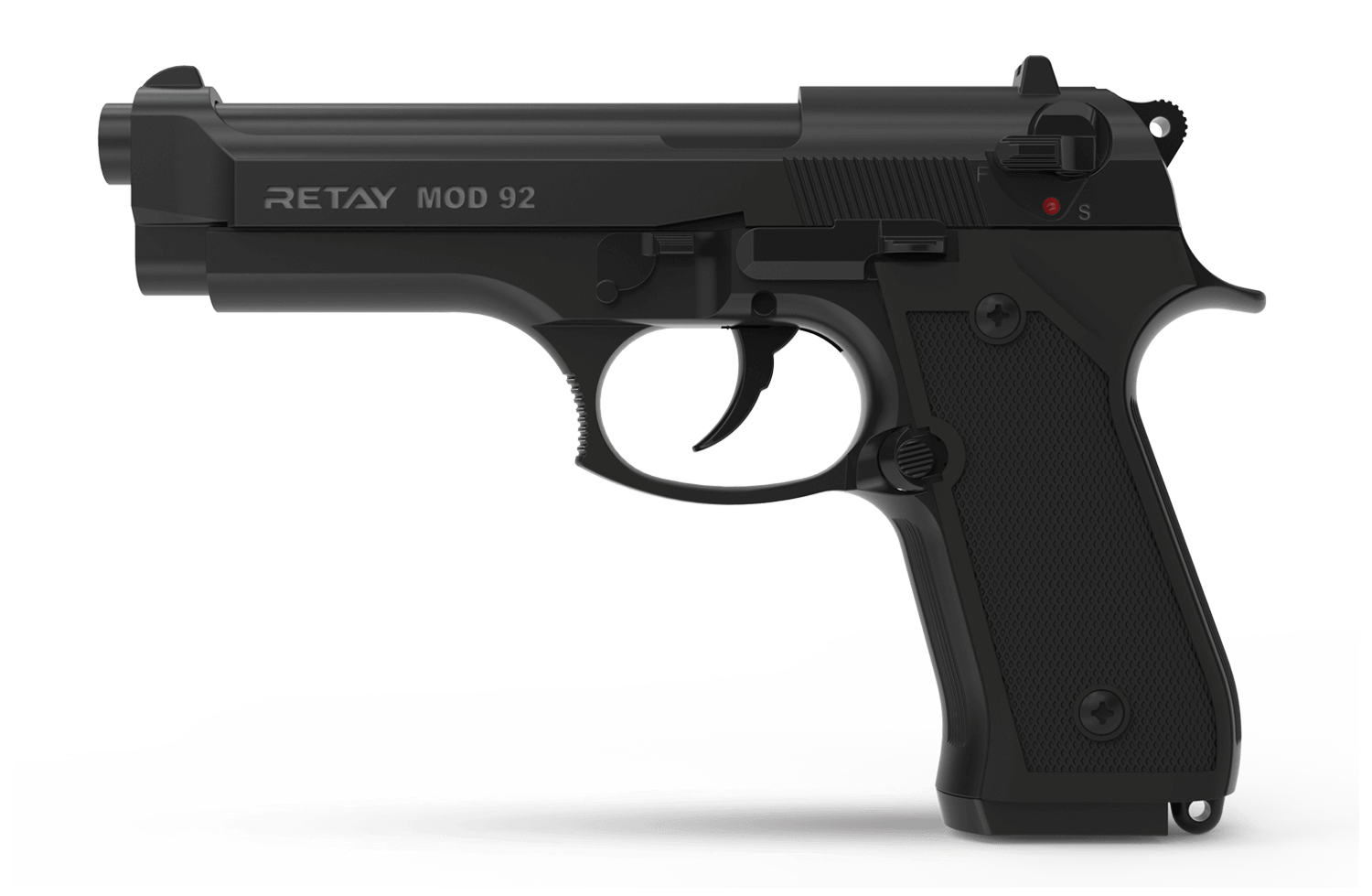retay MOD 92 Self Defense Blank Gun-black
