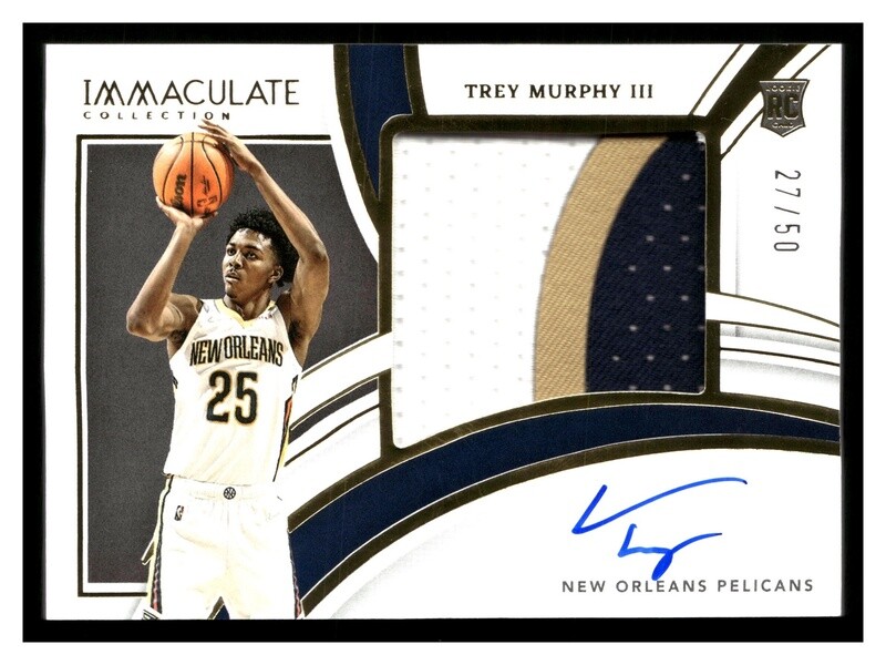 2021 Immaculate Trey Murphy III RPA /50