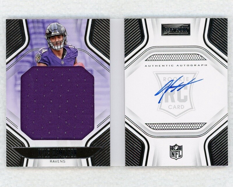 2022 Panini Playbook Kyle Hamilton Booklet RPA /299
