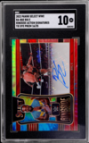 2022 Panini Select WWE Ringside Action Signature Tie-Dye Big E #39 /25 SGC 10