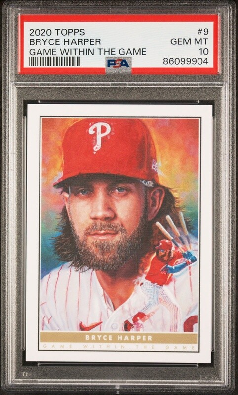 2020 Topps Game Within the Game Bryce Harper #9 PSA 10