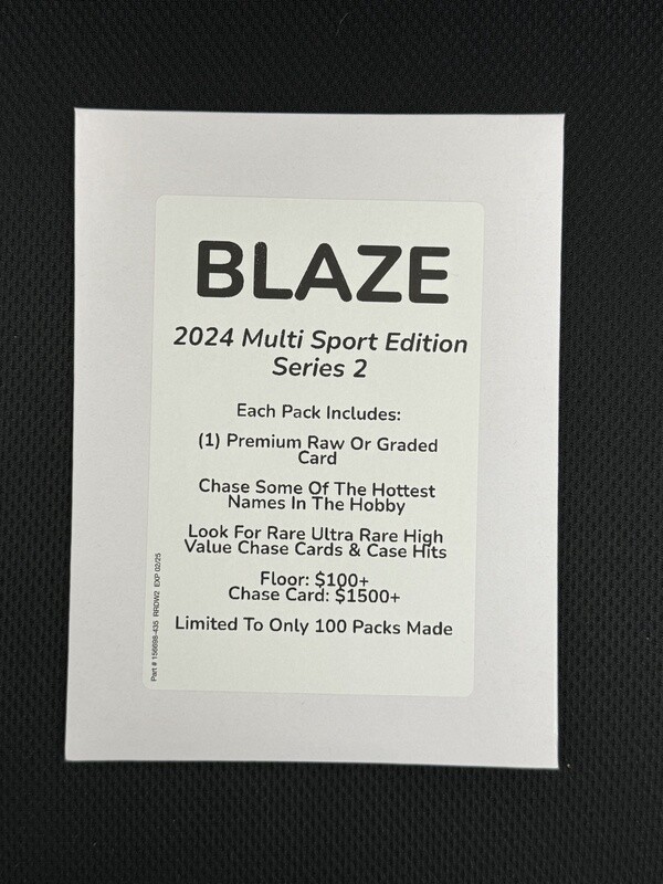 2024 Blaze Multi-Sport Series 2 Mystery Pack