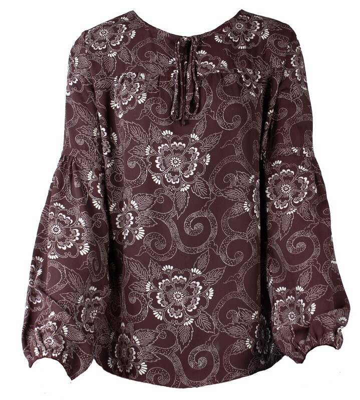 Blusa manga larga elegante