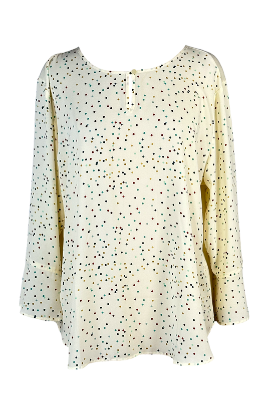Blusa estampado puntos colores