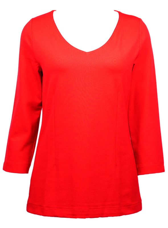 Blusa manga 3/4 roja