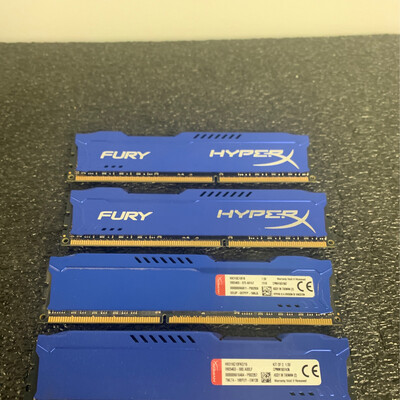 Kingston Hyper Fury 8 GB DDR3 -1280 1600 MHz 1.5 V Memory