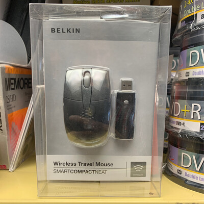 Belkin Wireless Travel Mouse F5L017-USB-BLK