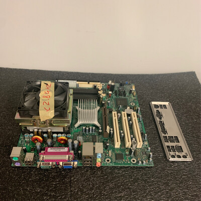 Intel D865GLC/SPESO Socket 478 Desktop Board W/ CPU/ Ram/ IO Shield
