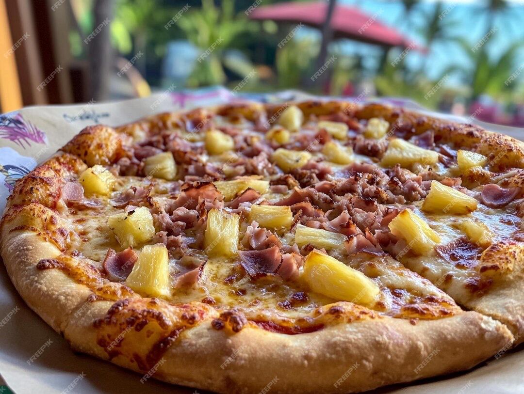 10&quot; Small Hawaiian with Bacon